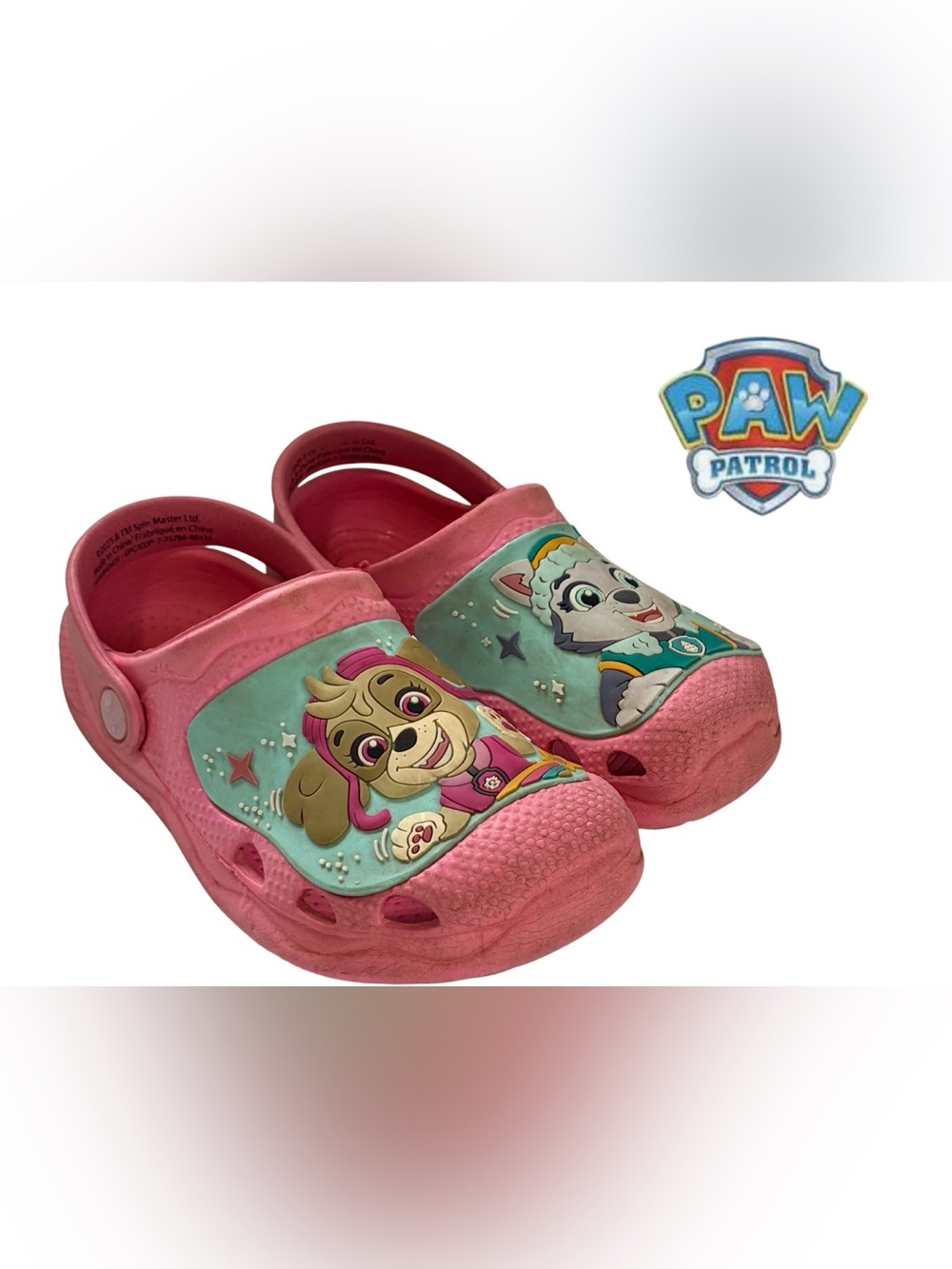 PINK PAW PATROL SLIP ON SHOES SKYE EVEREST